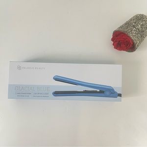 ARIA BEAUTY Pink Sugar 1" Ceramic Hair Straightener In Glacial Blue- New-Reemoly